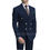 Thumbnail: New Fashion White Male Suits Slim Fit 2 Pieces Double Breasted Elegant Formal Be
