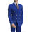 Thumbnail: New Fashion White Male Suits Slim Fit 2 Pieces Double Breasted Elegant Formal Be