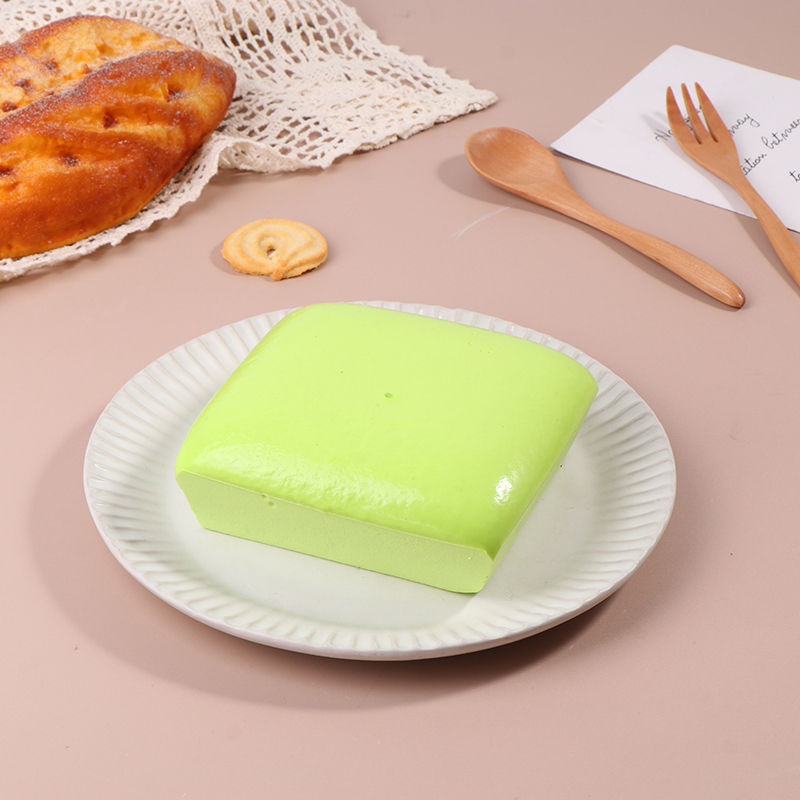 Thumbnail: Sticky Toast  Slow Rebound Toys Soft Dessert Squeeze Party Relaxed Relief Sensor