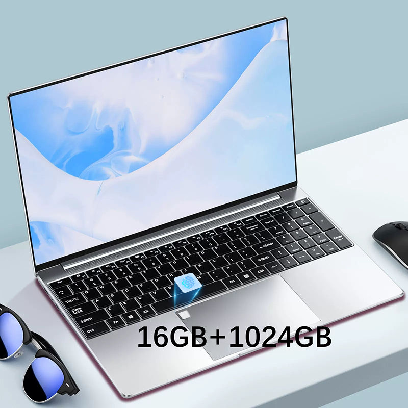 Thumbnail: Laptop Computer 15.6 Inch CPU Intel N5095 16GB RAM 1TB WiFi6 Lightweight Busines