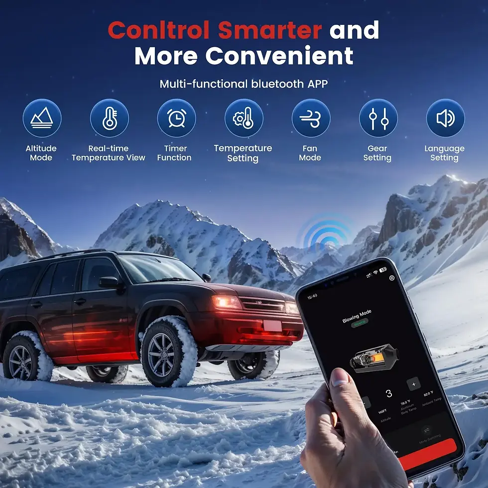 Thumbnail: Hcalory 12V Portable Diesel Air Heater 2024 Upgrade Toolbox 2 Diesel Heater 8KW 