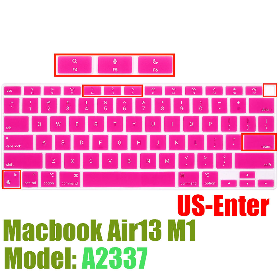Thumbnail: Laptop keyboard film For Macbook Air13 M1 chip A2337 protective cover silicone s