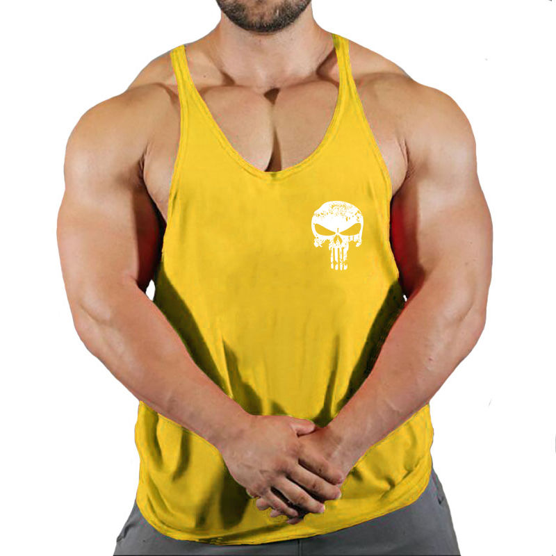 Thumbnail: New Stringer Singlet Summer Casual Fashion Printed Undershirt Vest Bodybuilding 