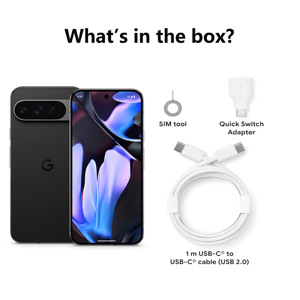 Thumbnail: Global Rom New Google Pixel 9 Pro XL 6.8 inches Google Tensor G4 16GB RAM 37W wi