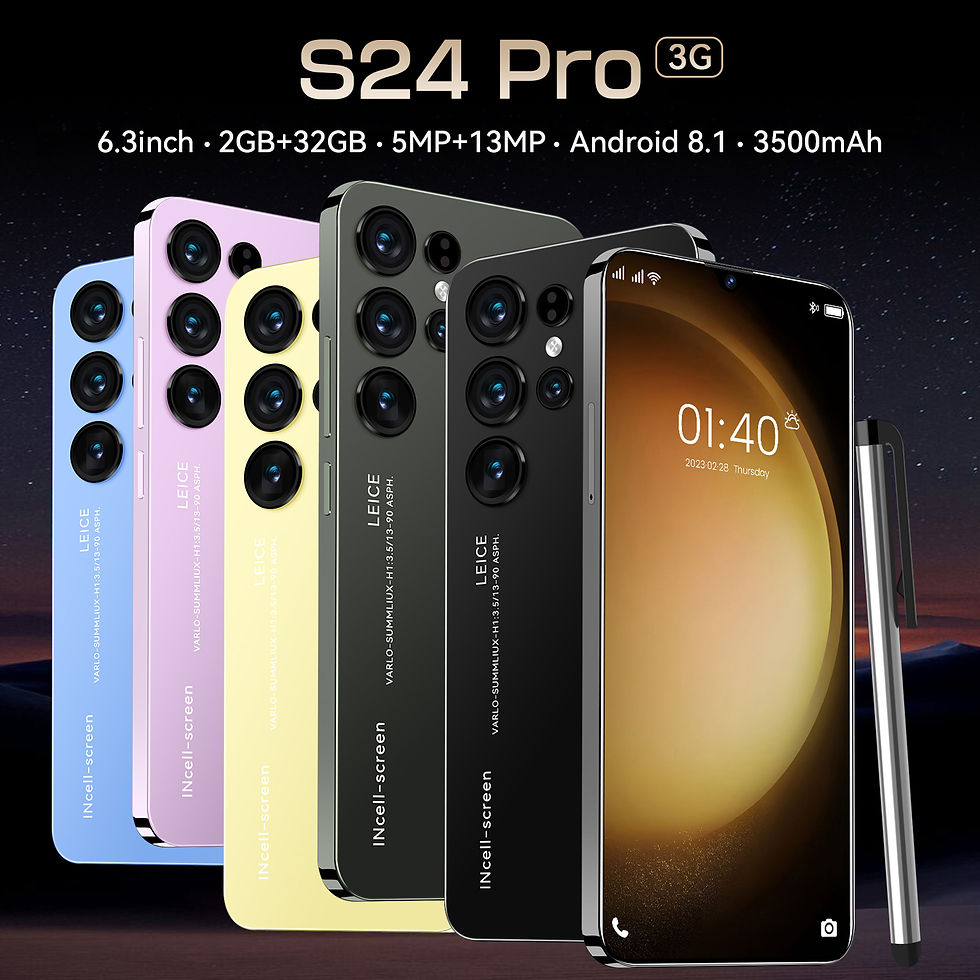 Thumbnail: FUFFI-S24 Pro,Smartphone Android,6.3 inch,2GB RAM,32GB ROM,3500mAh,Mobile phones