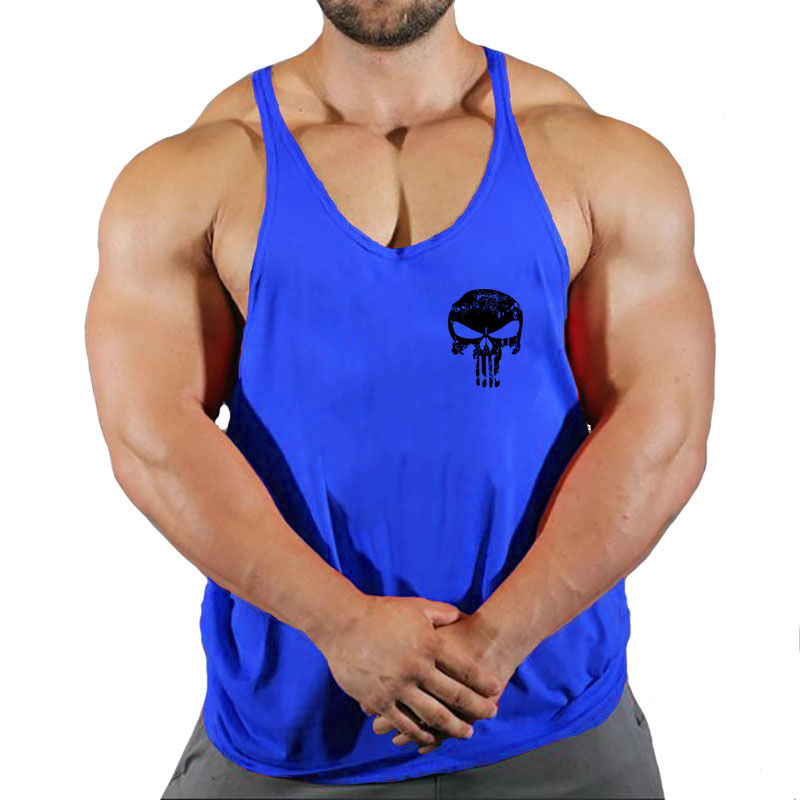 Thumbnail: New Stringer Singlet Summer Casual Fashion Printed Undershirt Vest Bodybuilding 