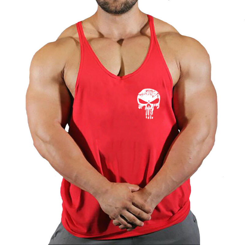 Thumbnail: New Stringer Singlet Summer Casual Fashion Printed Undershirt Vest Bodybuilding 