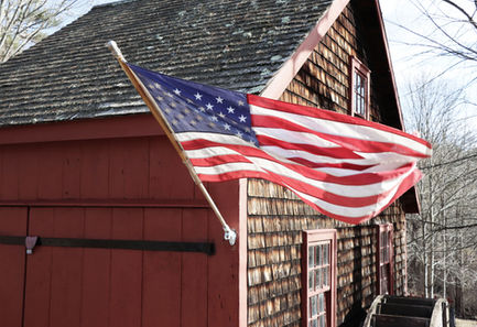 Mill and Flag