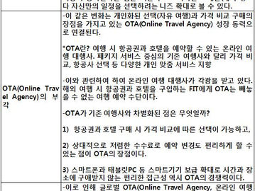 [지식정보] 온라인 여행시장의 성장