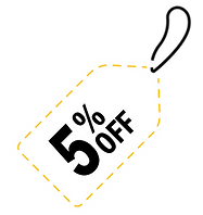 5% off cash on arrival