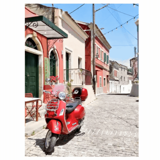 Corfu Vespa looking to rent a Vespa.gif