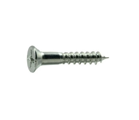8 x 1 Phillips Flat Wood Screws MF10063