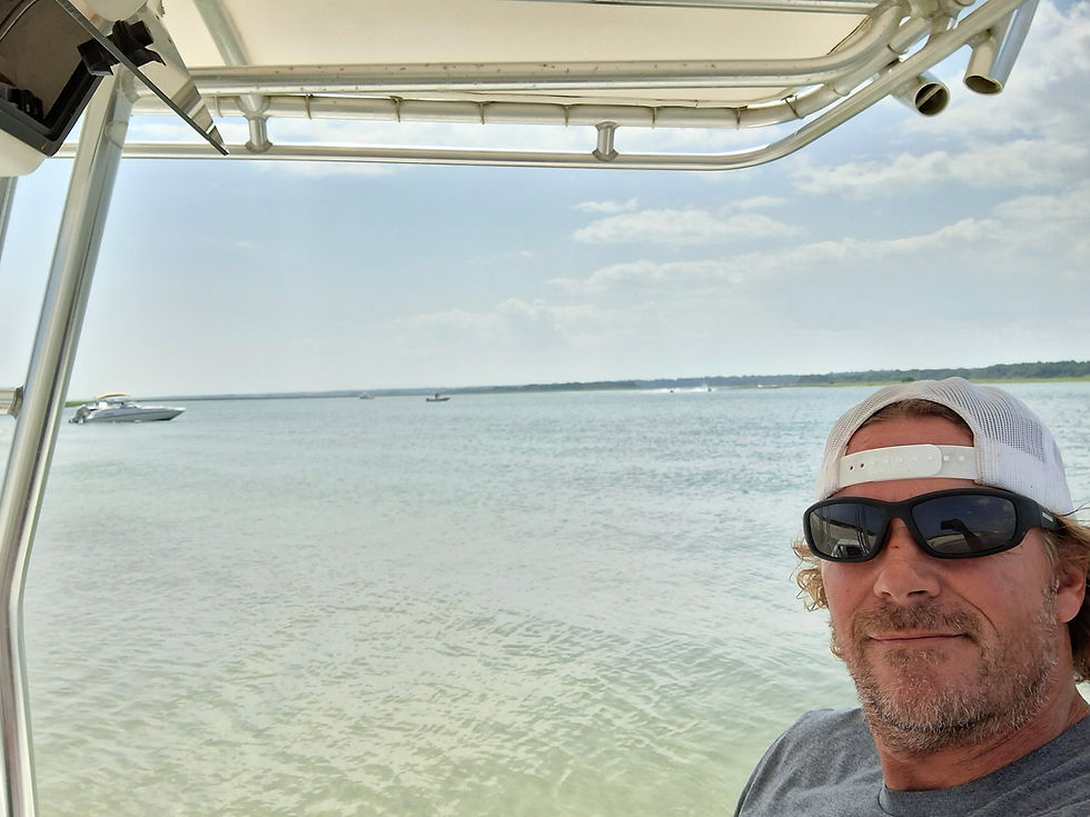 Austin Adams at Masonboro Island