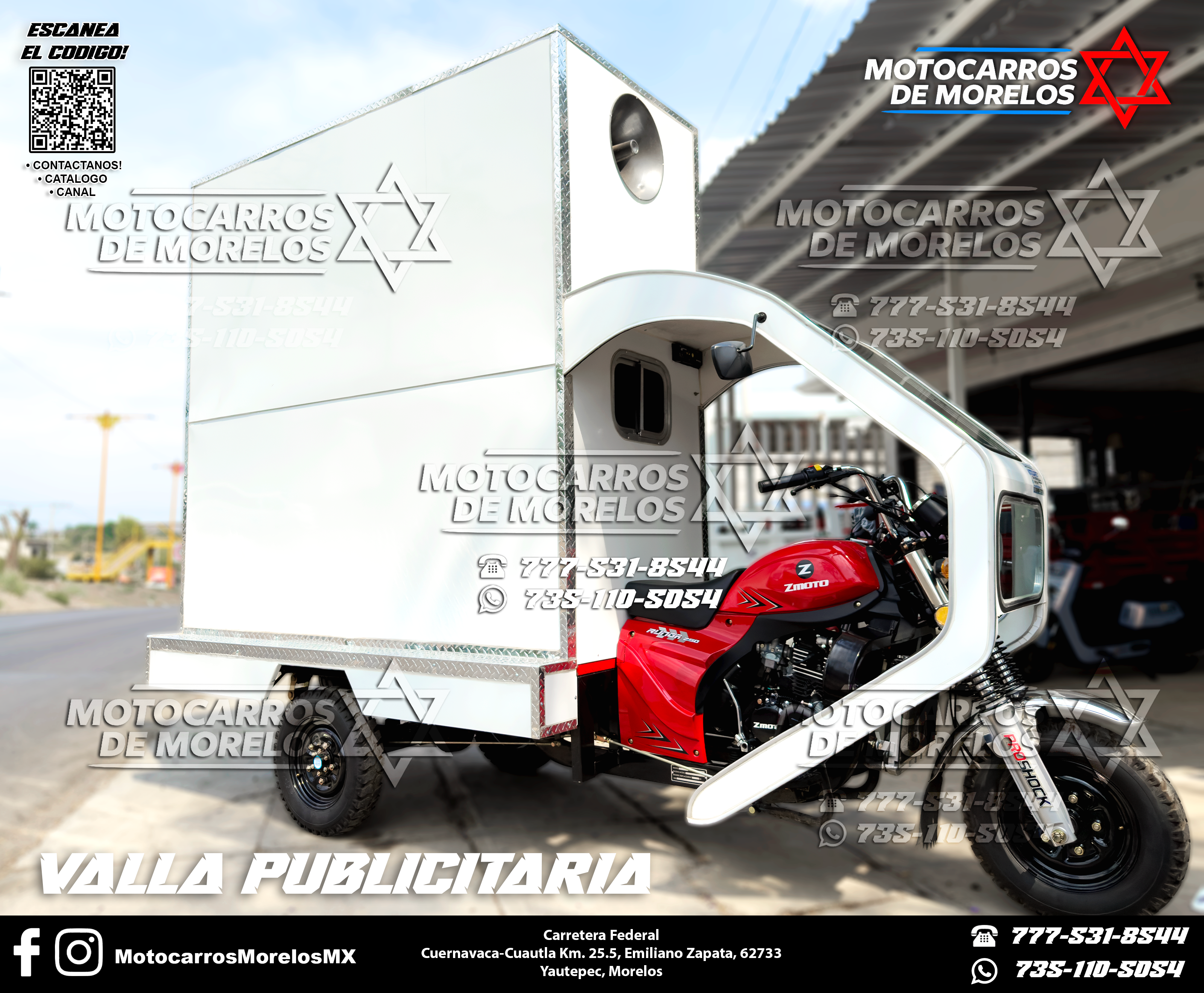 RUNGA 250cc VALLA PUBLICITARIA - ZMOTO