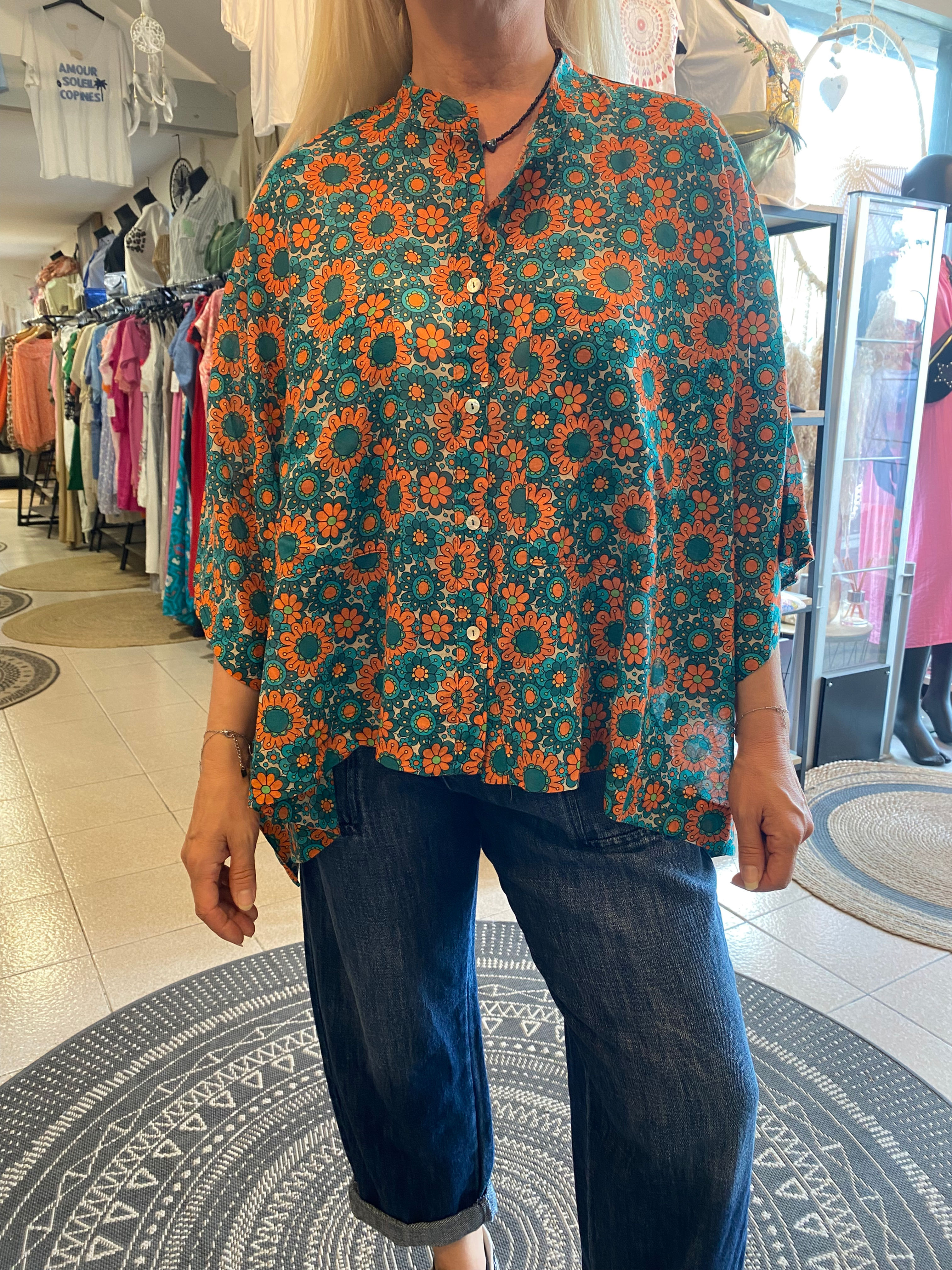 Chemise style poncho Polaris Bottiglia Banditas