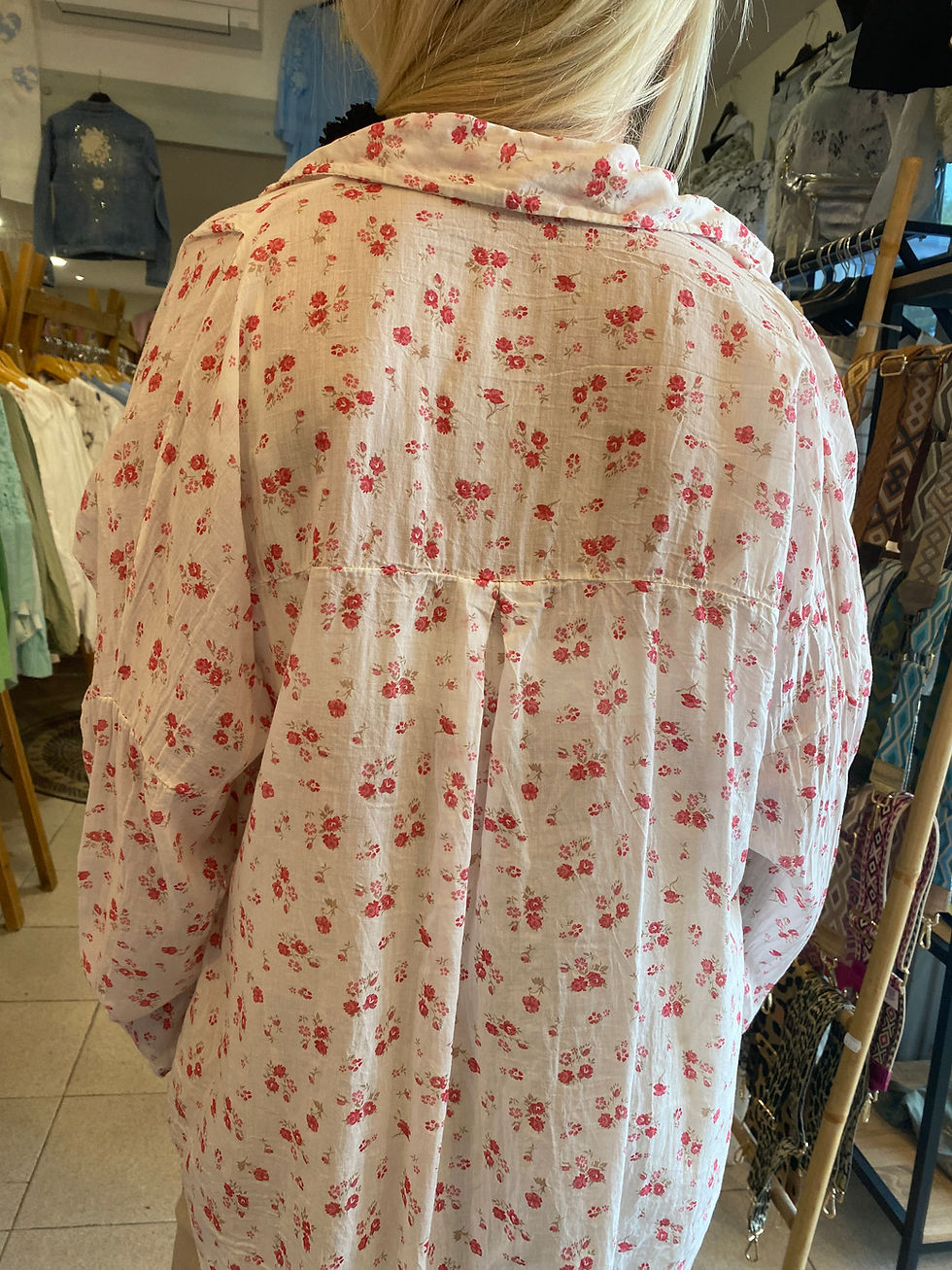 Miniature : Blouse à fleurs Eliane