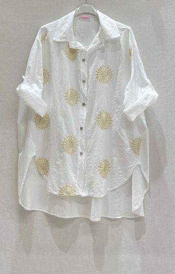 Miniature : Chemise Ambre avec motifs grandes tailles