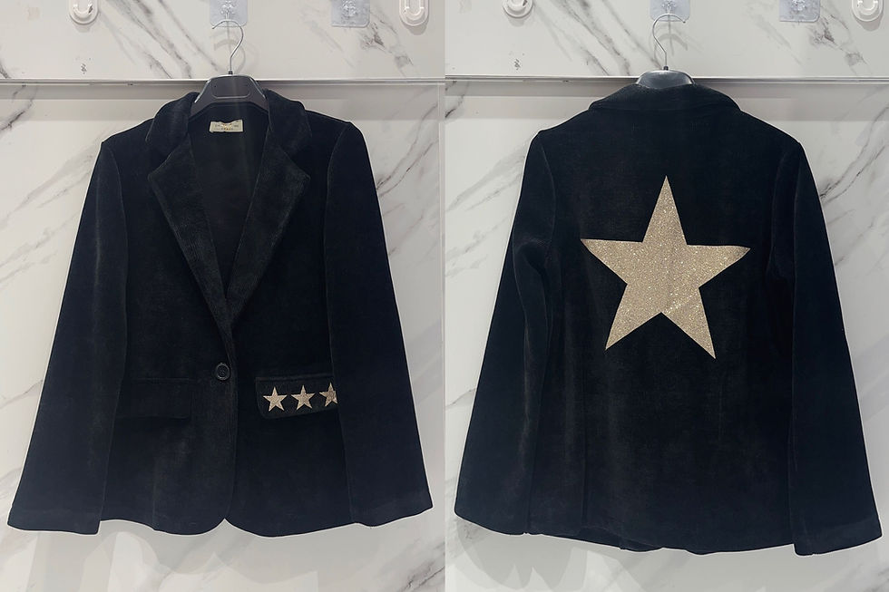 Miniature : Veste en velours côtelé avec étoiles Rosalie