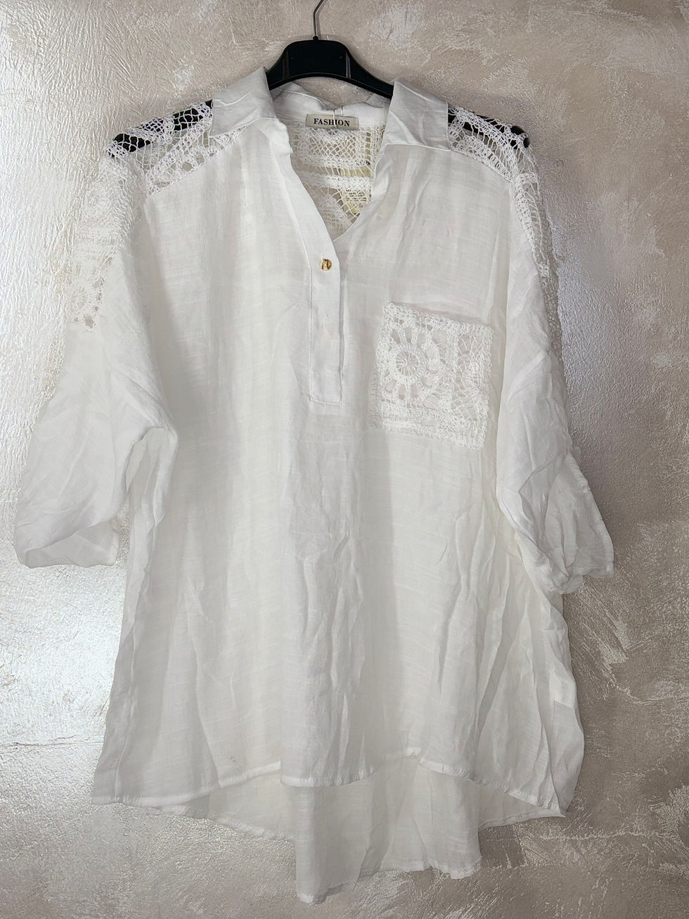 Miniature : Blouse Angèle avec crochet 
