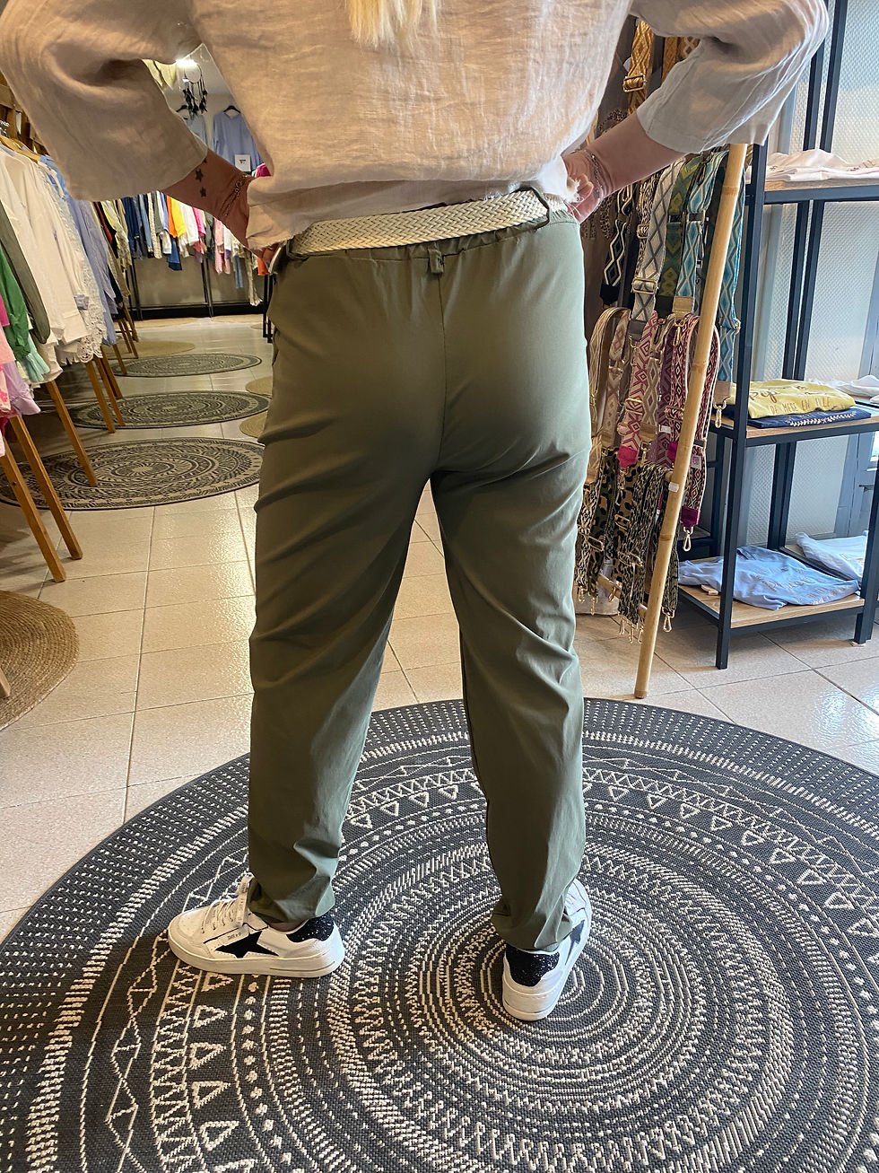 Miniature : Pantalon Camille avec ceinture 