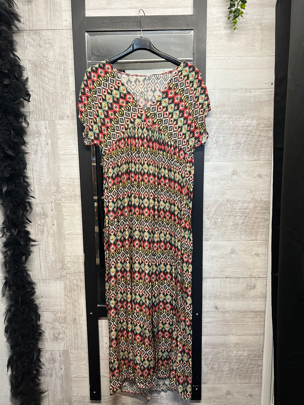 Miniature : Robe longue avec motifs 