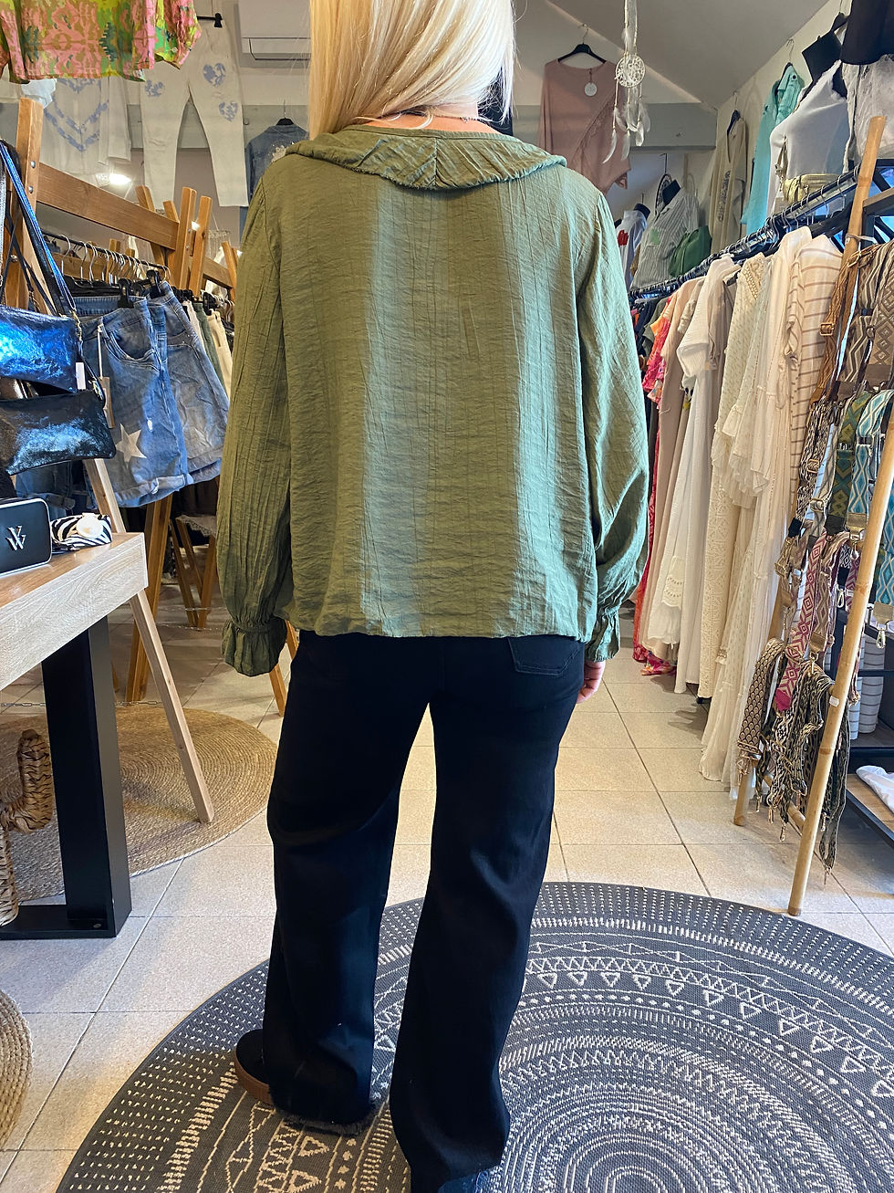 Miniature : Blouse avec volants et broderie Roxane