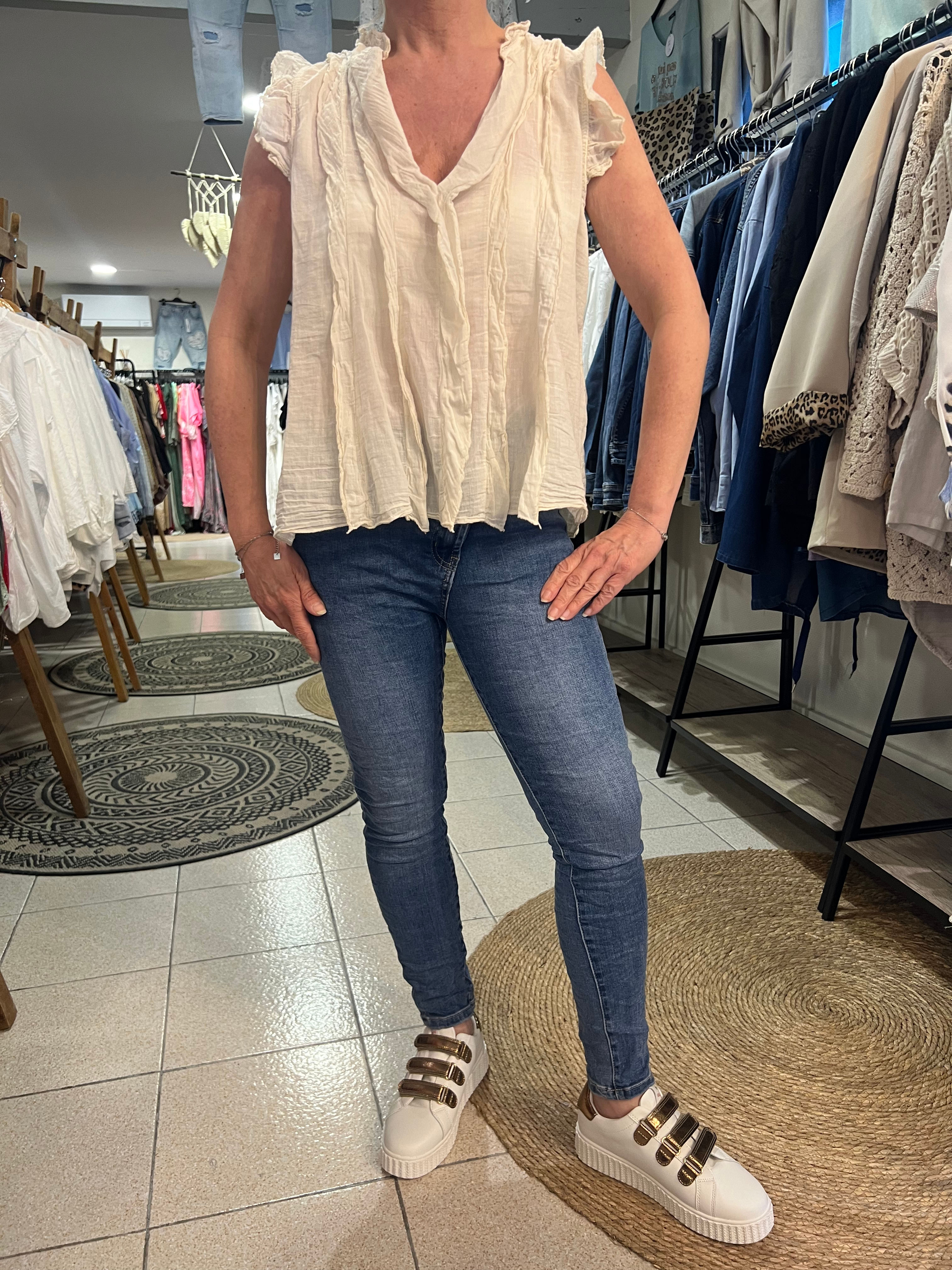 Blouse Angela sans manches