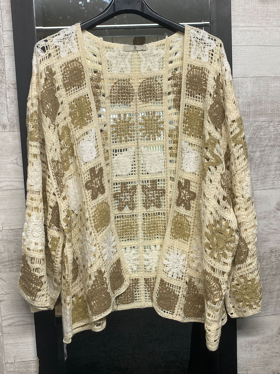 Miniature : Gilet en crochet avec coquillages