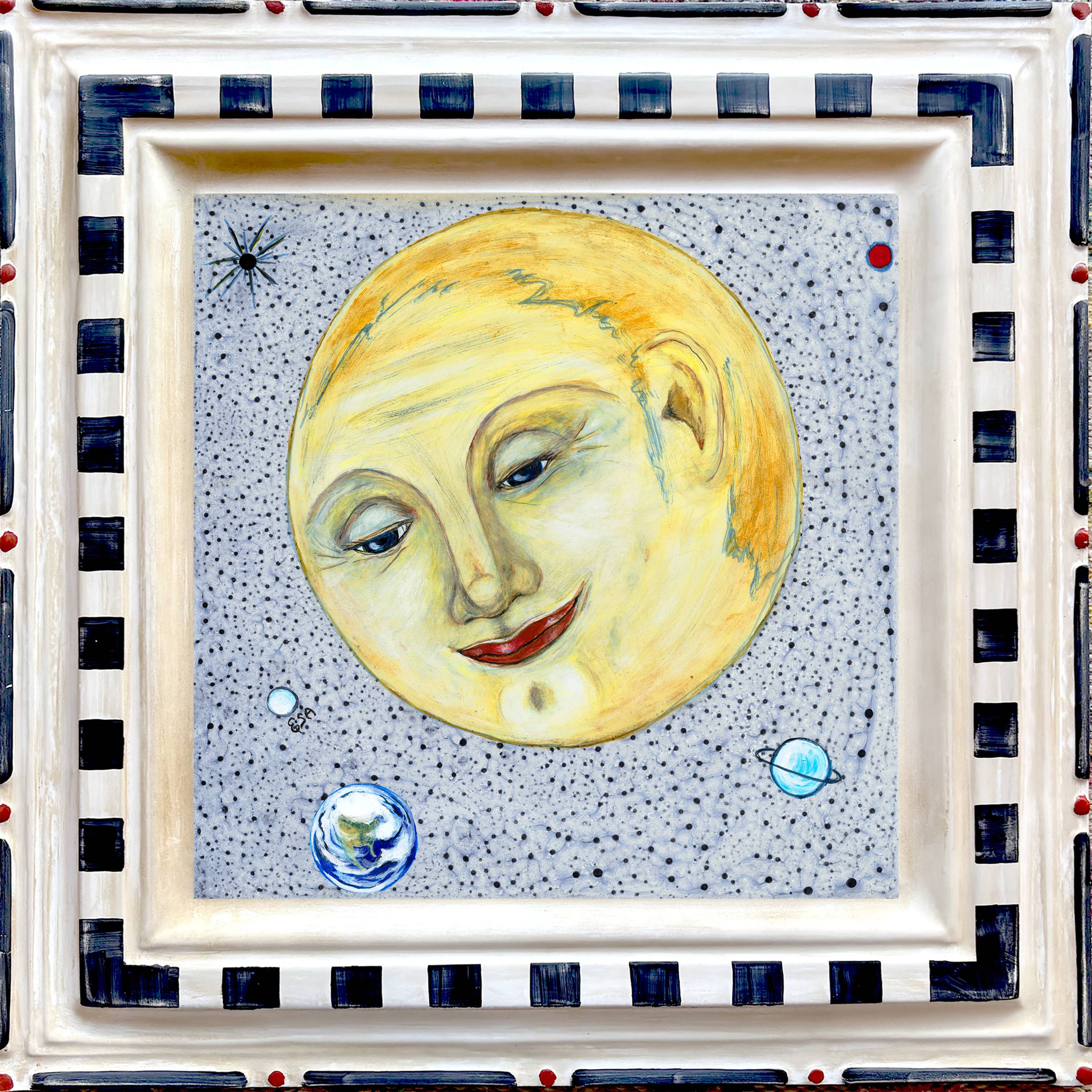 Looking at the Same Moon Wall Art Tin