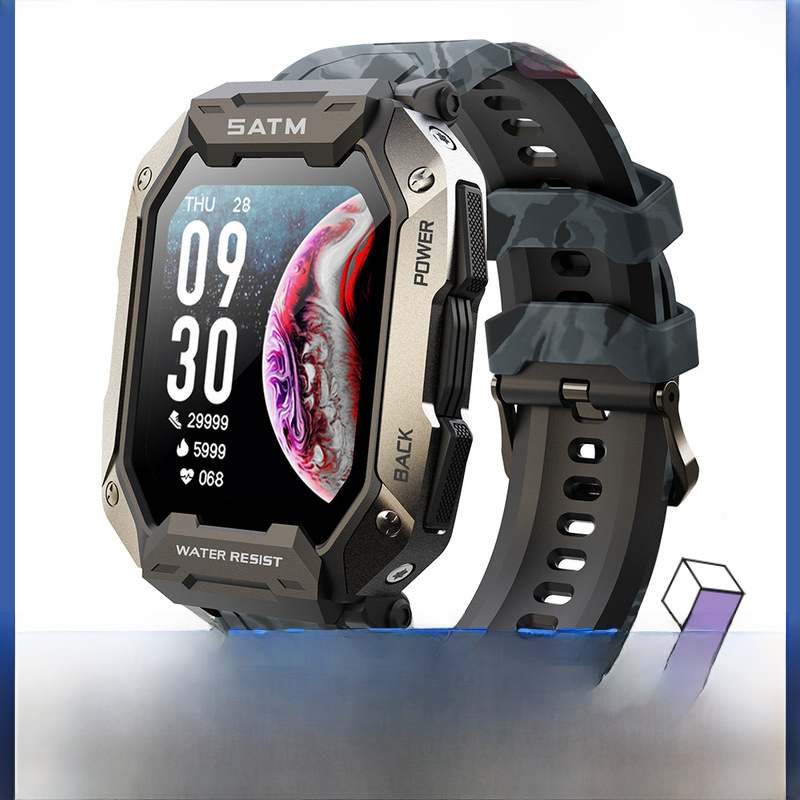 Thumbnail: C20 Smart Watch with Bluetooth, Heart Rate, and Alerts