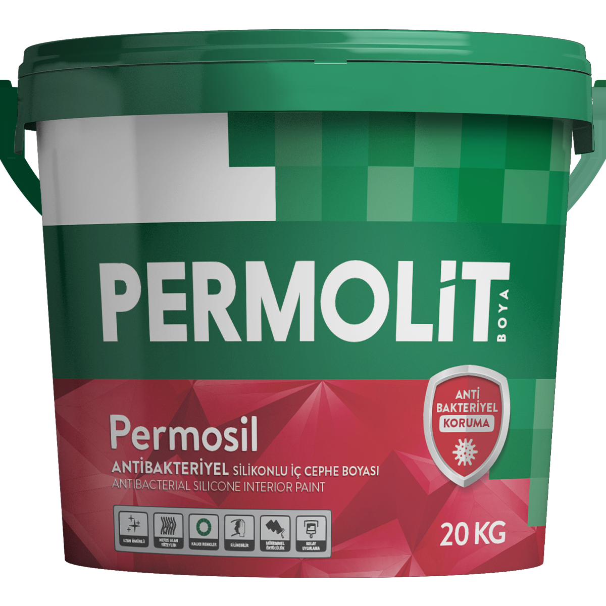 Permosil Antibakteriyel Silikonlu İç Cephe Boyası

