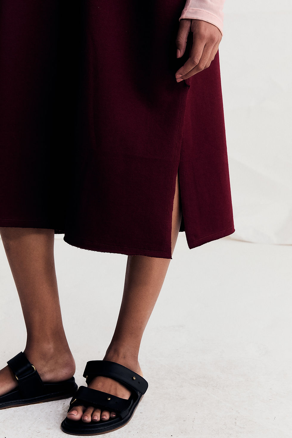 Miniatura: Vestido Gola Alta Moletom
