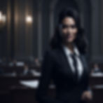 Leonardo_Diffusion_Female_brunette_lawyer_white_marble_synthet_0