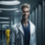 Leonardo_Diffusion_Male_doctor_futuristic_and_luxurious_hospit_1