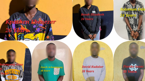 Seven nabbed over alleged theft of three Hyundai vehicles