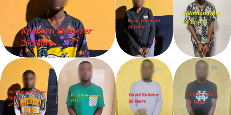 Seven nabbed over alleged theft of three Hyundai vehicles