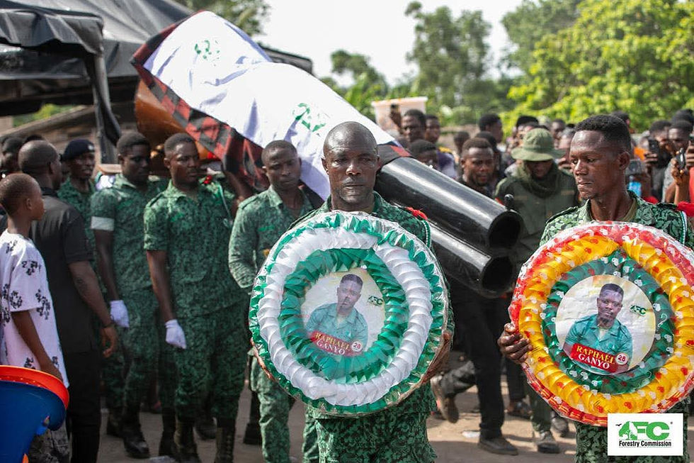 Forestry Commission mourns fallen officer, Raphael Ganyo