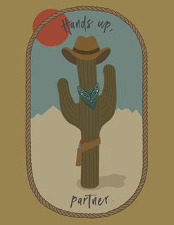 cactus, cacti, desert, cowboy, western, holster