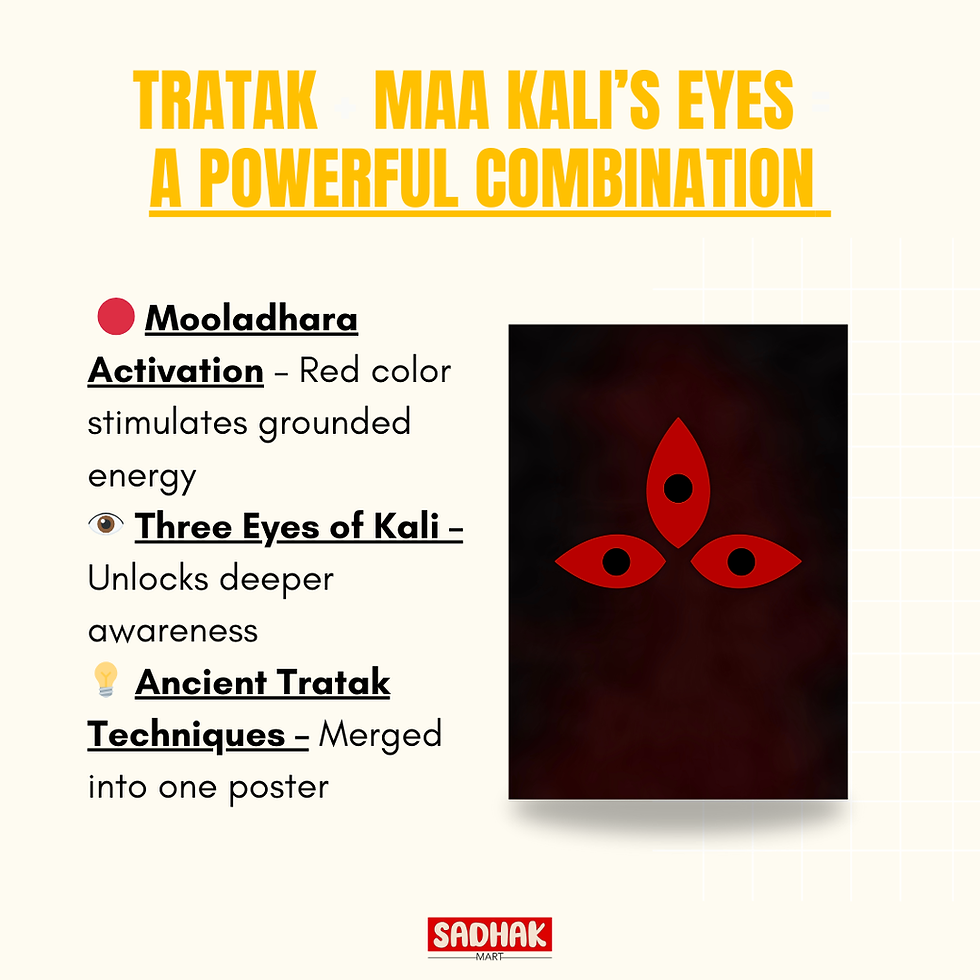Thumbnail: Maa Kali Tratak Poster- A3 size