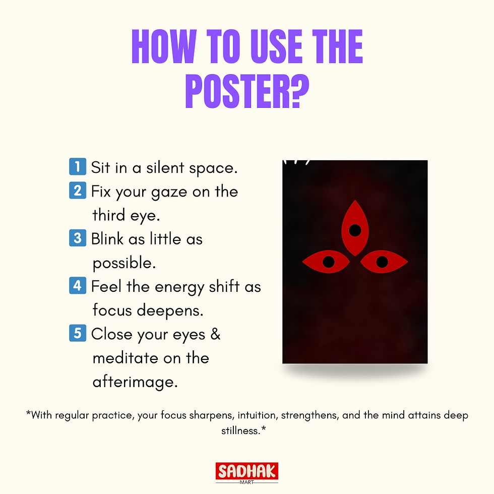 Thumbnail: Maa Kali Tratak Poster- A3 size
