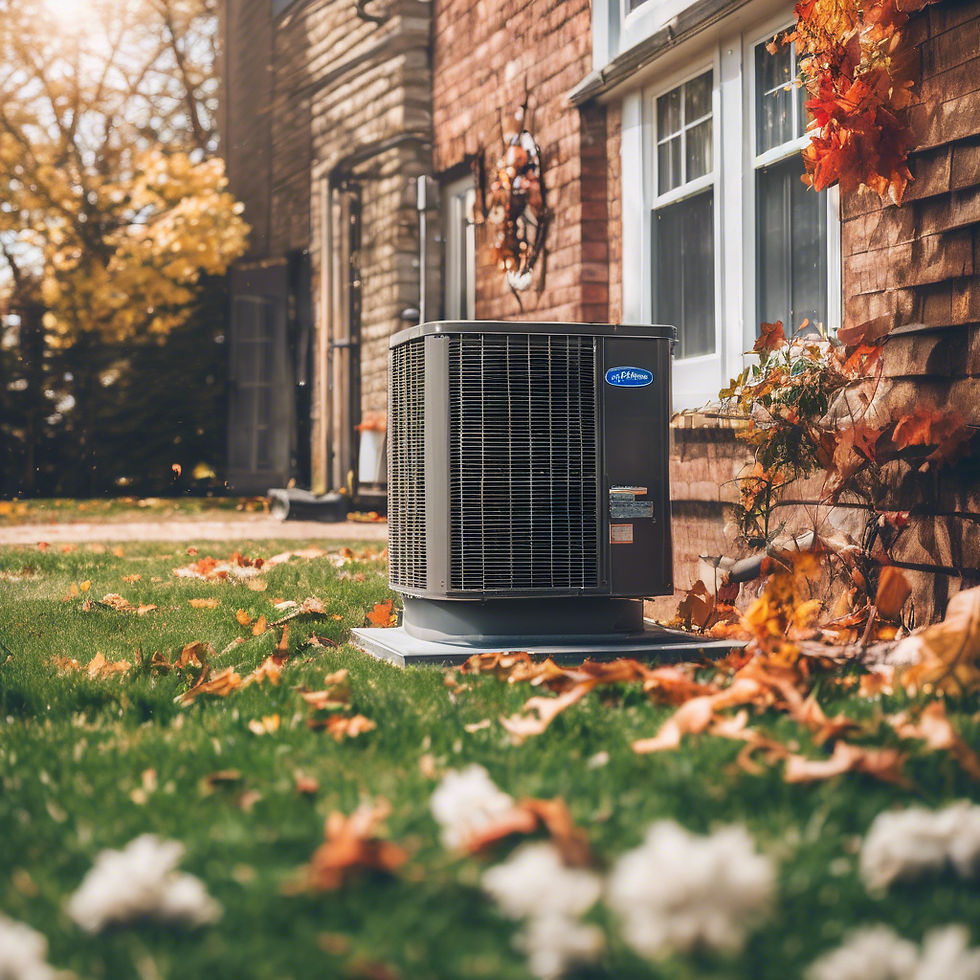 Infographic-style seasonal HVAC checklist showing maintenance tasks for spring, summer, fall, and winter.