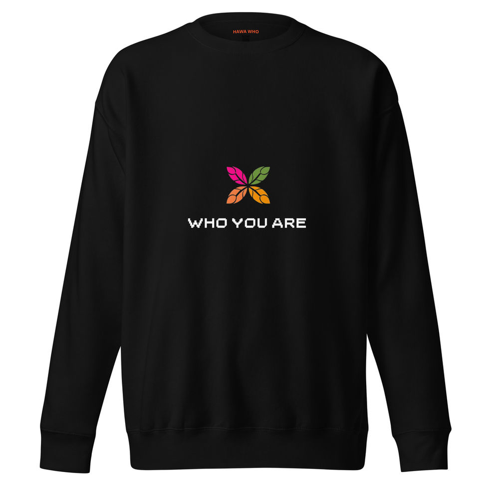HW crest sweatshirt in black color