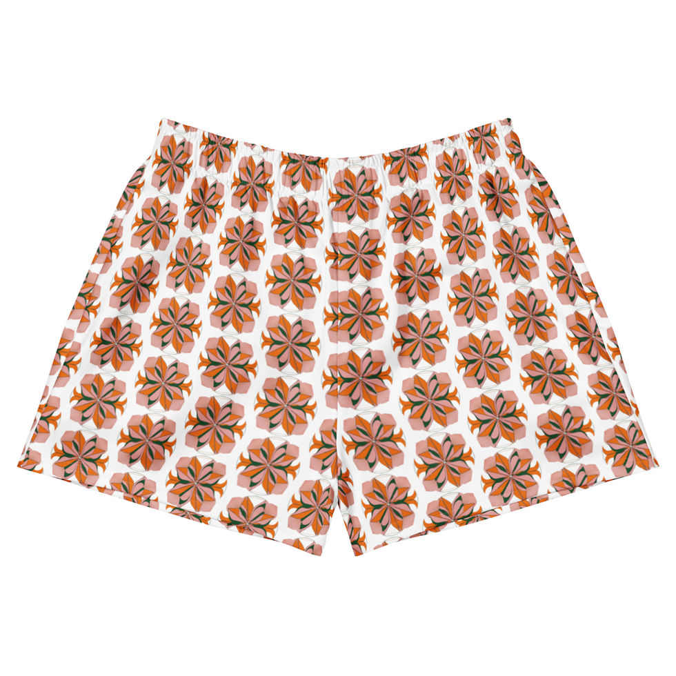 Homme Shorts Élysée orange floral