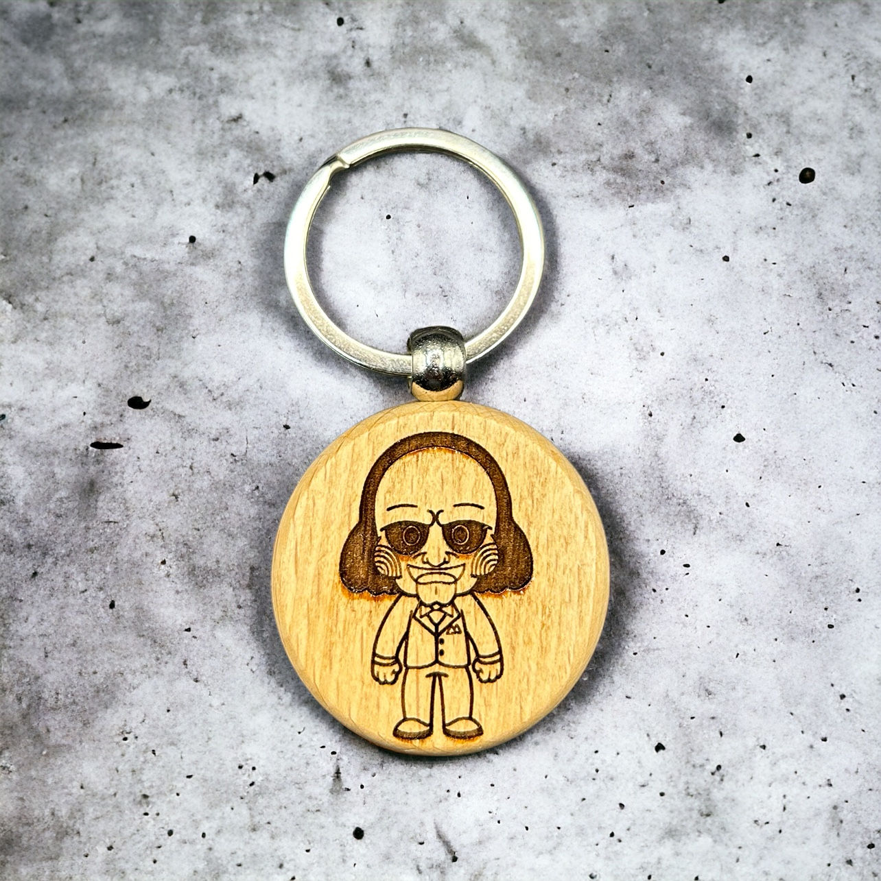 Jigsaw Cartoon Keychain
