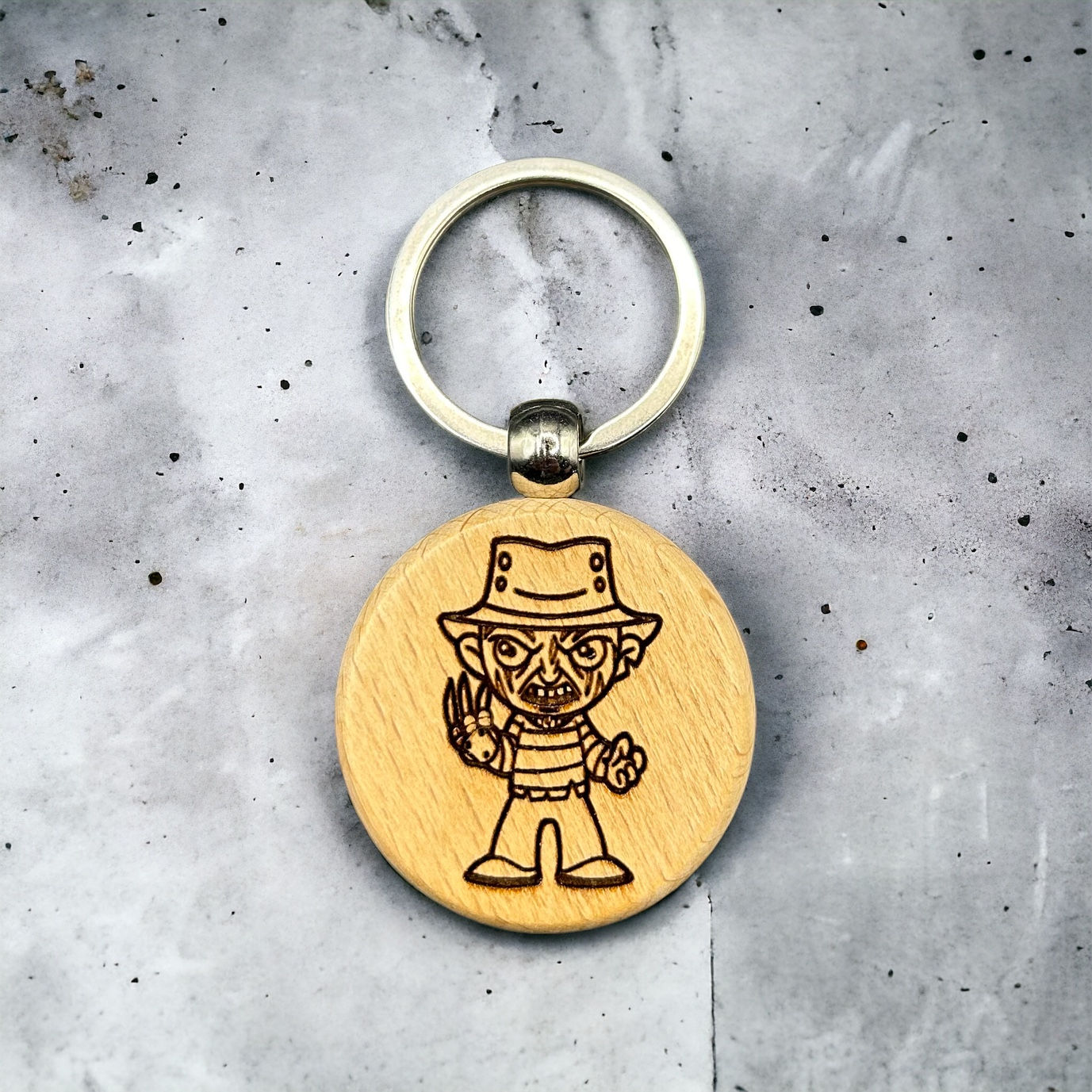 Freddy Krueger Cartoon Keychain