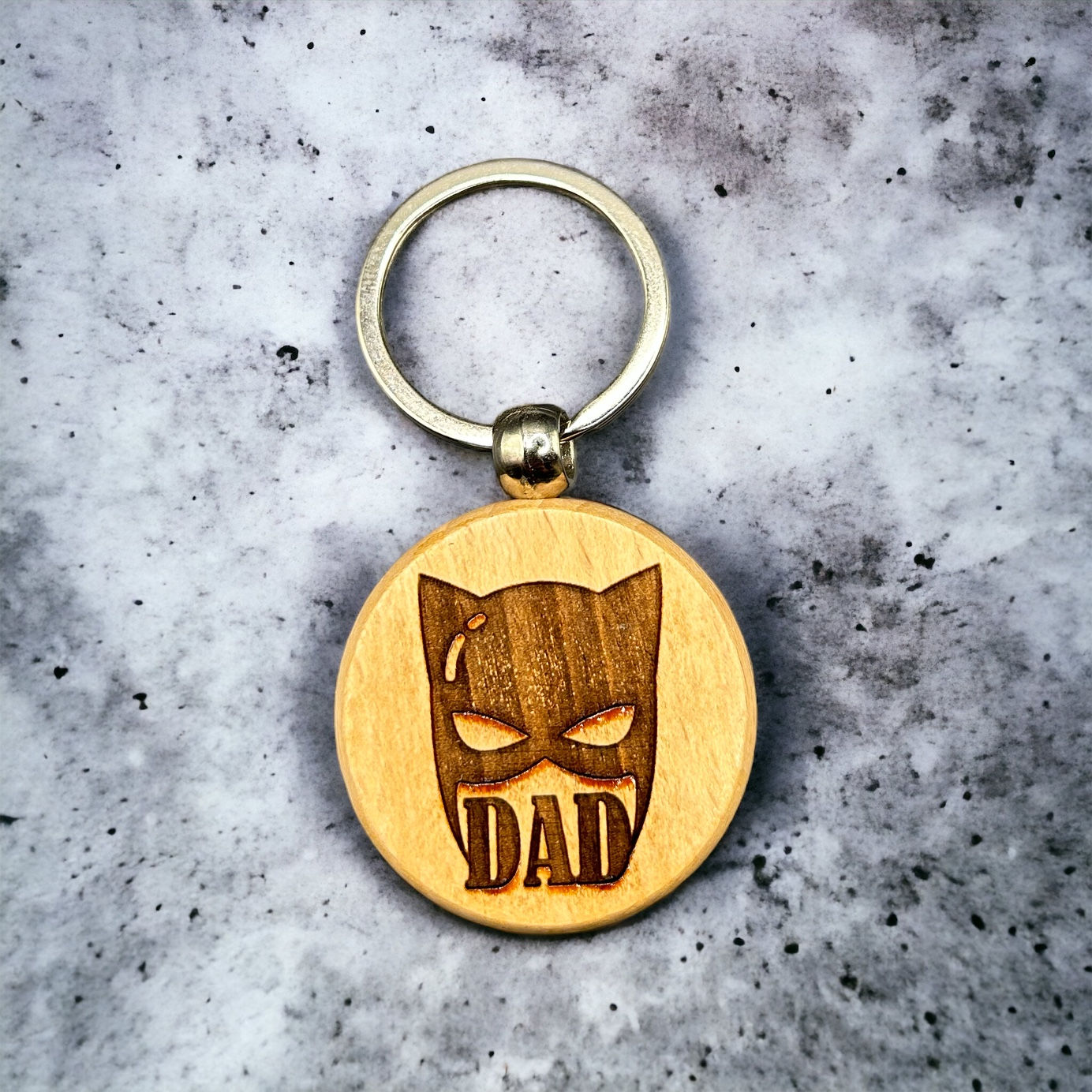 Bat Dad Keychain