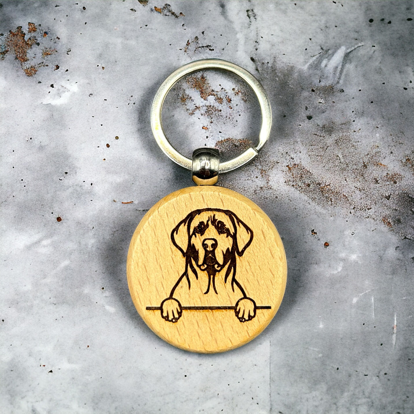 Labrador Retriever Dog Keychain