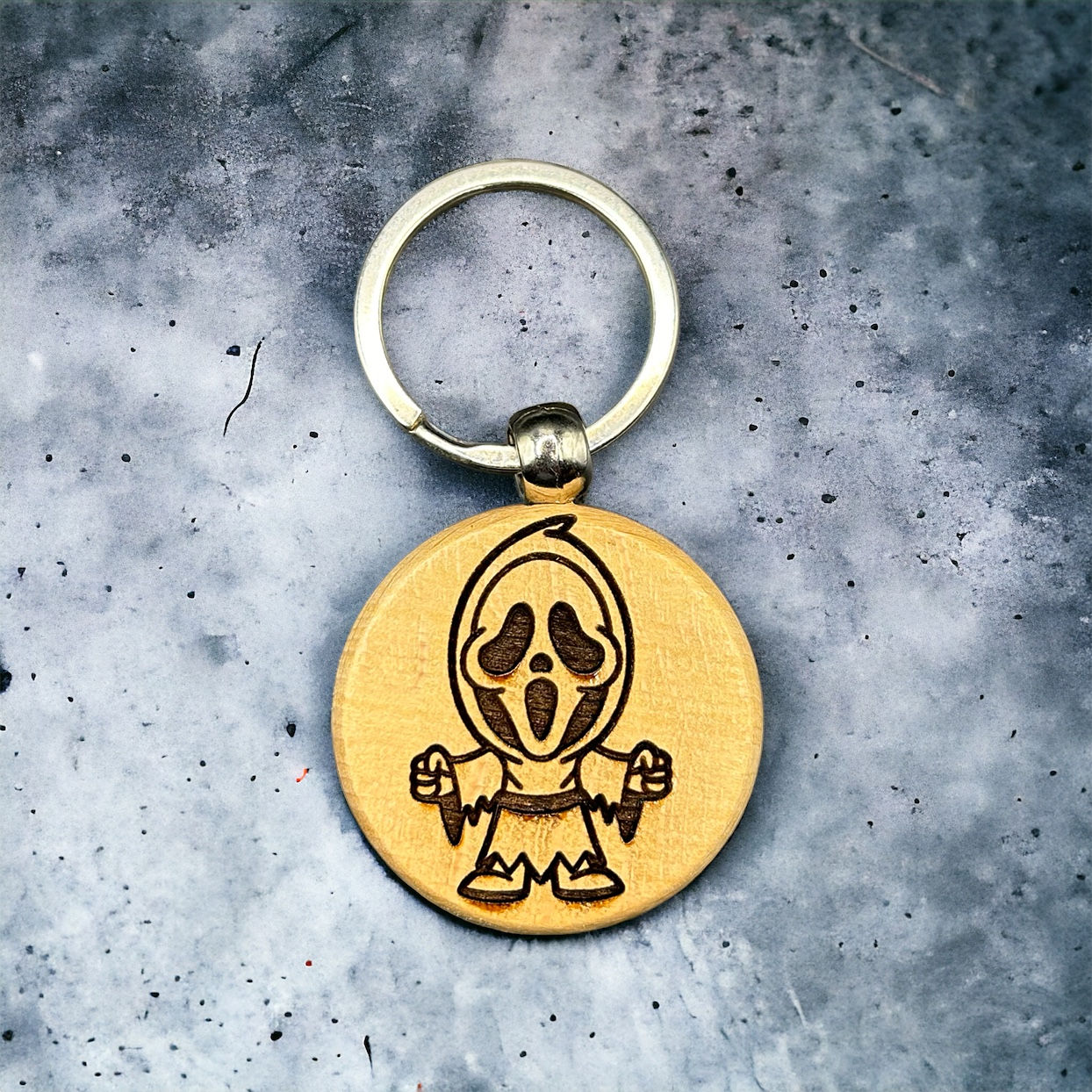 Scream Cartoon Keychain