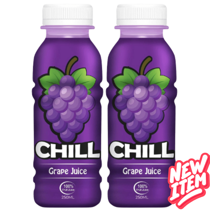 Chill Grape Juice Long Life 250ml (24)