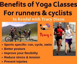 Yoga classes Kendal at The Kirkland Centre for runners and cyclists